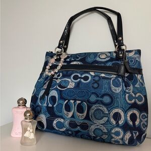 Coach Poppy Glam Tote Bag